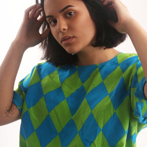 Vintage Tops - Vintage "Eleanor P Brenner" 100% Silk Blouse